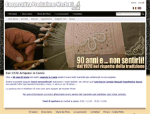 Tablet Screenshot of coopmerletti.com